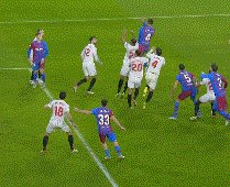 hth-【西甲】登贝莱助攻+中柱 巴萨1比1平10人塞维利亚